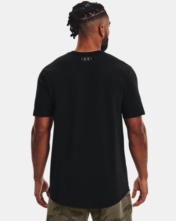 Men's Project Rock Outworked Short Sleeve in Black image number 1